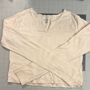 Brandy Melville Soft Cream Long Sleeve Tee